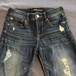 Express Jegging Mid Rise Skinny Jeans
